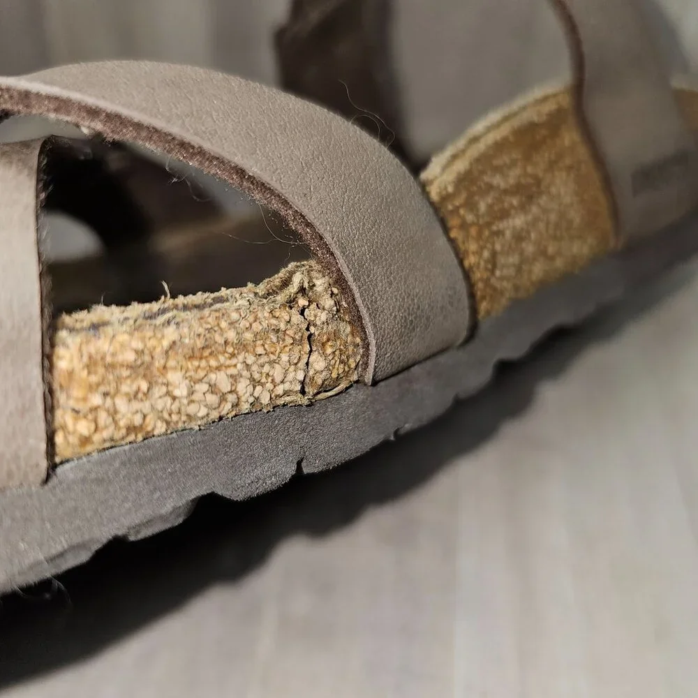 Birkenstock Woman's Size 40 Mayari Sandals Two Adjustable Straps *READ* - Picture 11 of 13